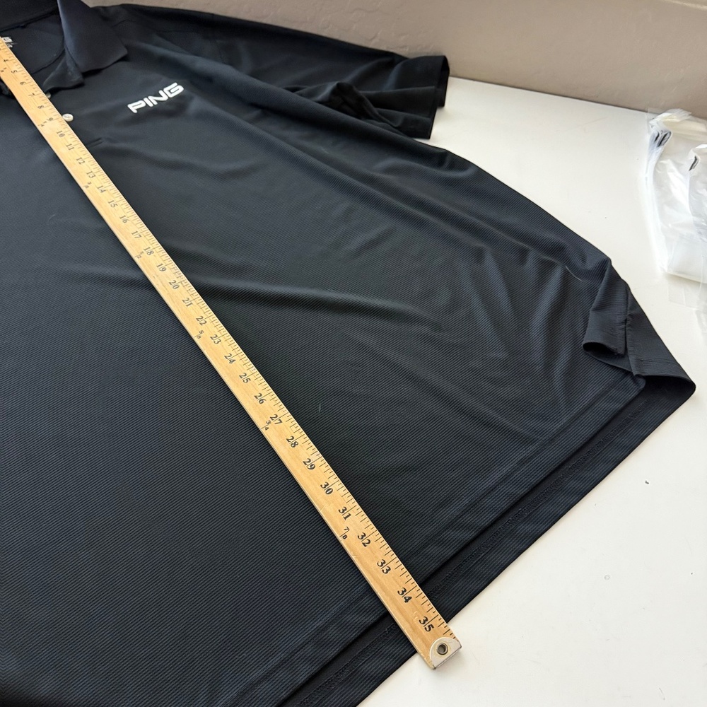 PING Golf Performance Solid Black Embroidered Log… - image 7